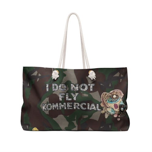 Cheatin Bad Bag — Camo Graphic 'I Do Not Fly Kommercial'