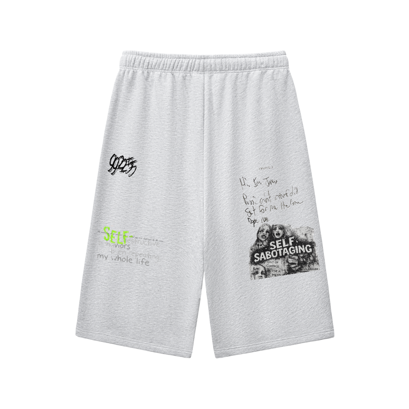 Don't Ask Me Why Sweat Jorts