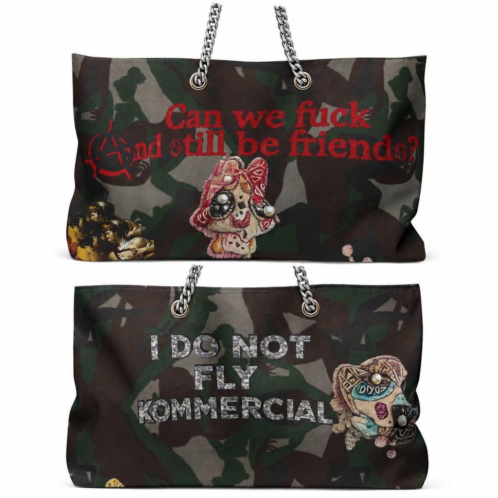 Cheatin Bad Bag — Camo Graphic 'I Do Not Fly Kommercial'