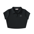 Pol V-Neck  Crop Top